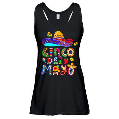 Cinco De Mayo Mexican Fiesta 5 De Mayo Women Men Ladies Essential Flowy Tank