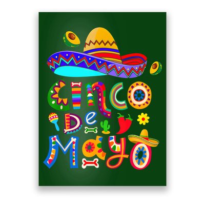 Cinco De Mayo Mexican Fiesta 5 De Mayo Women Men Poster