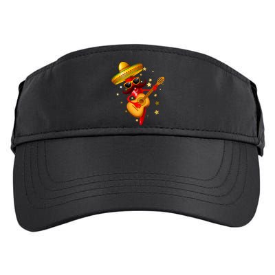 Cinco De Mayo Spicy Chili Pepper Fiesta Adult Drive Performance Visor