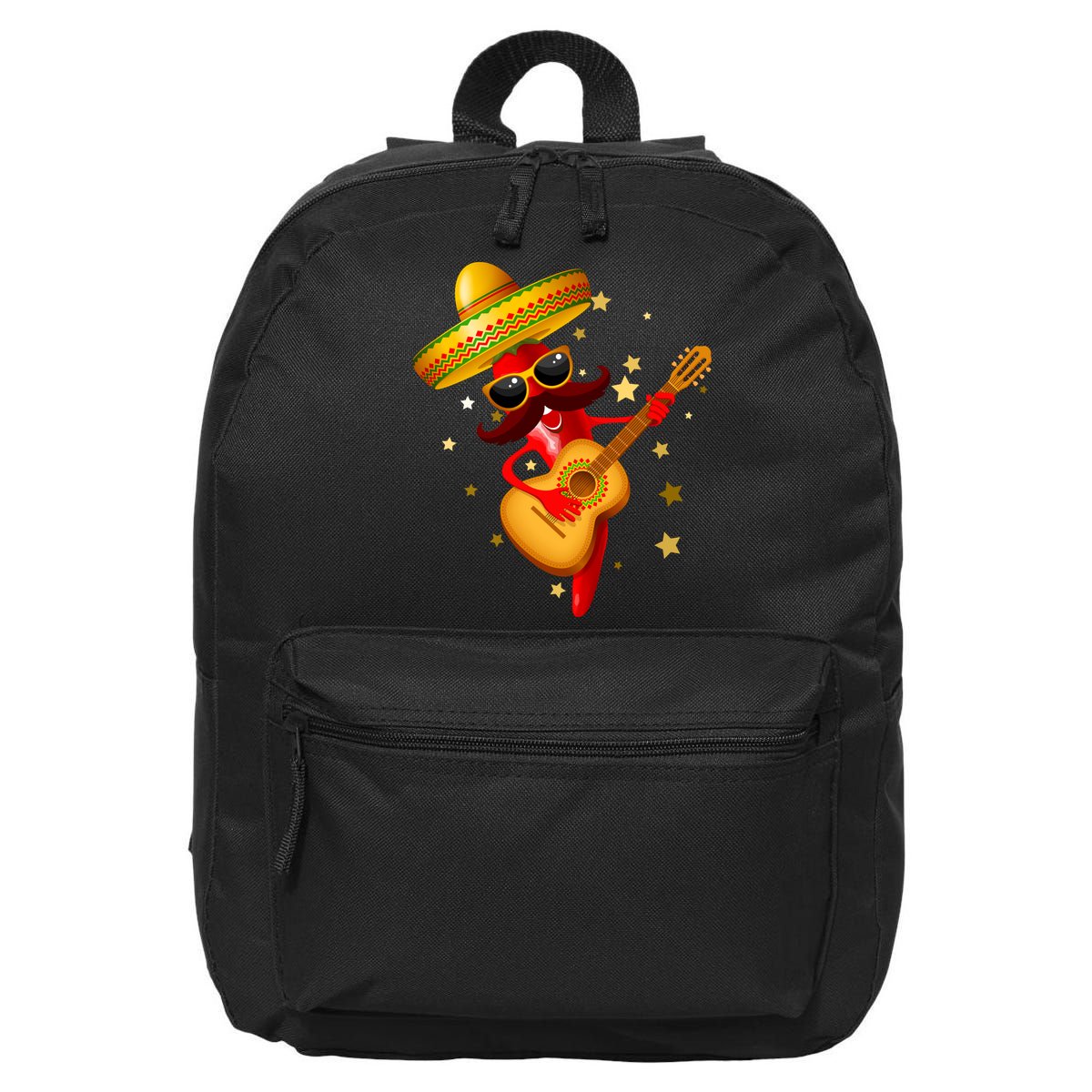 Cinco De Mayo Spicy Chili Pepper Fiesta 16 in Basic Backpack