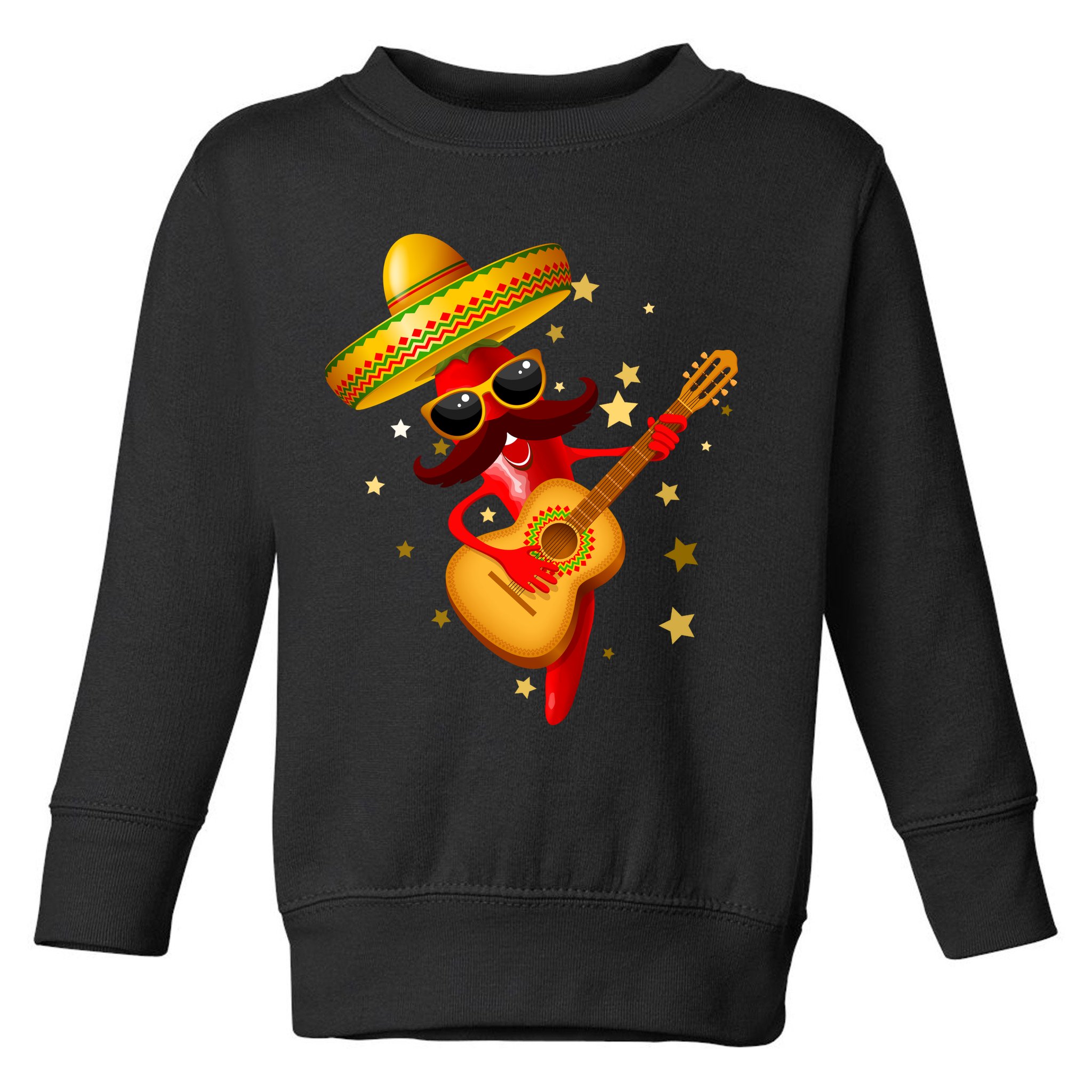 Cinco De Mayo Spicy Chili Pepper Fiesta Toddler Sweatshirt
