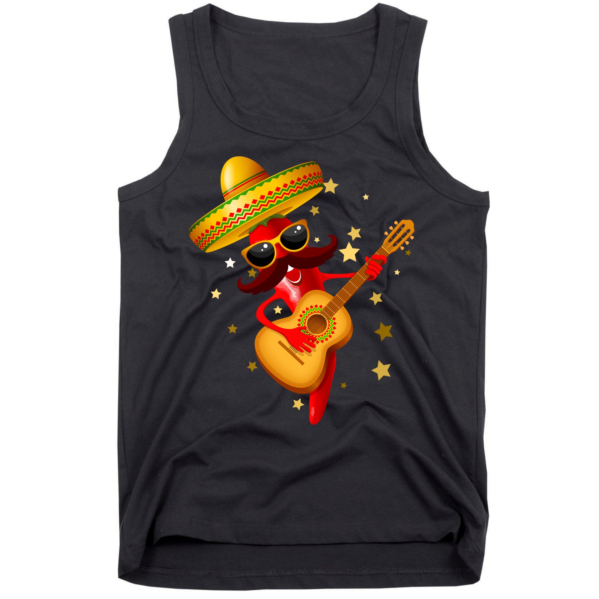 Cinco De Mayo Spicy Chili Pepper Fiesta Tank Top