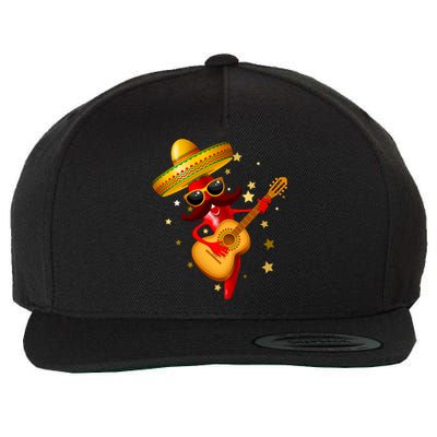 Cinco De Mayo Spicy Chili Pepper Fiesta Wool Snapback Cap