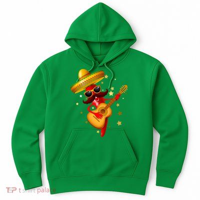 Cinco De Mayo Spicy Chili Pepper Fiesta Hoodie
