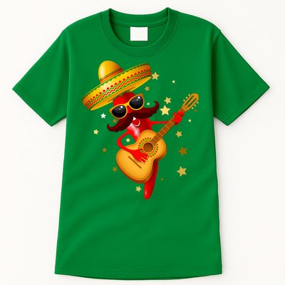 Cinco De Mayo Spicy Chili Pepper Fiesta Tall T-Shirt