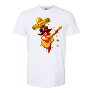 Cinco De Mayo Spicy Chili Pepper Fiesta Softstyle CVC T-Shirt