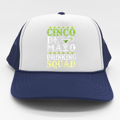 Cinco De Mayo Drinking Squad Trucker Hat