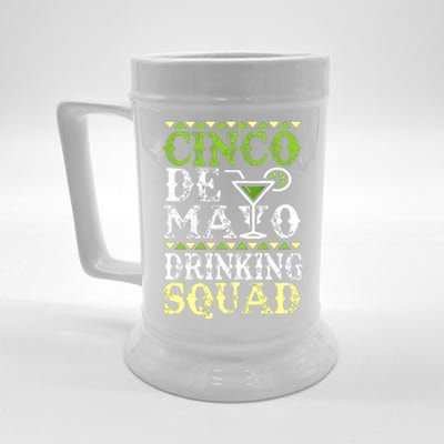 Cinco De Mayo Drinking Squad Beer Stein