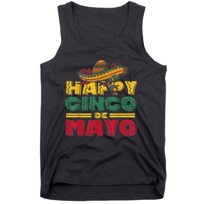 Cinco De Mayo Mexican Fiesta 5 De Mayo Fiesta Squad Mexican Tank Top