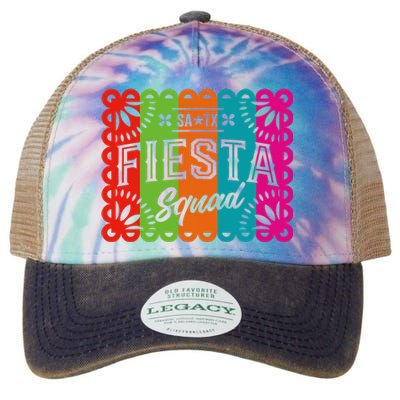 Cinco De Mayo 2024 Fiesta Squad Fiesta San Antonio Texas Legacy Tie Dye Trucker Hat