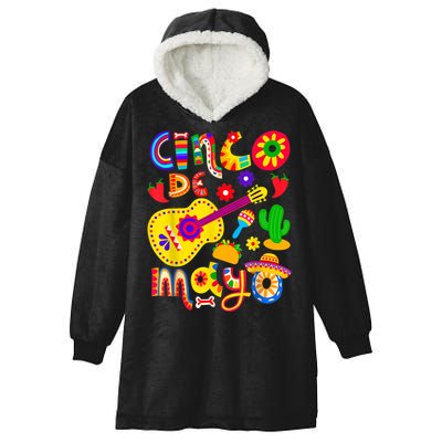 Cinco De Mayo Shirt Mexican Fiesta 5 De Mayo Hooded Wearable Blanket