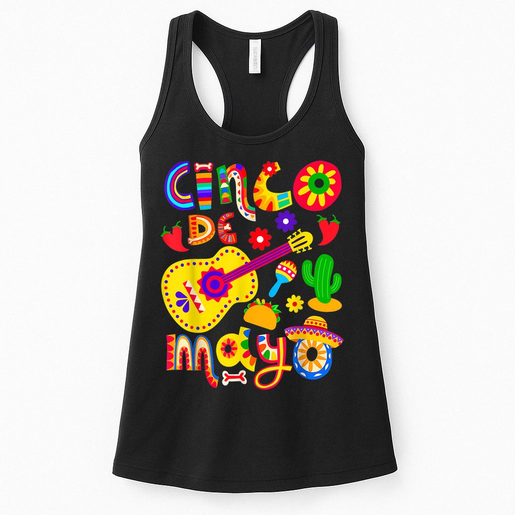 Cinco De Mayo Shirt Mexican Fiesta 5 De Mayo Womens Tank Top