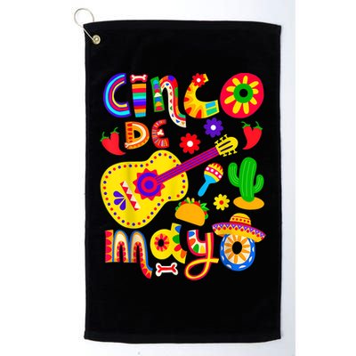 Cinco De Mayo Shirt Mexican Fiesta 5 De Mayo Golf Towel