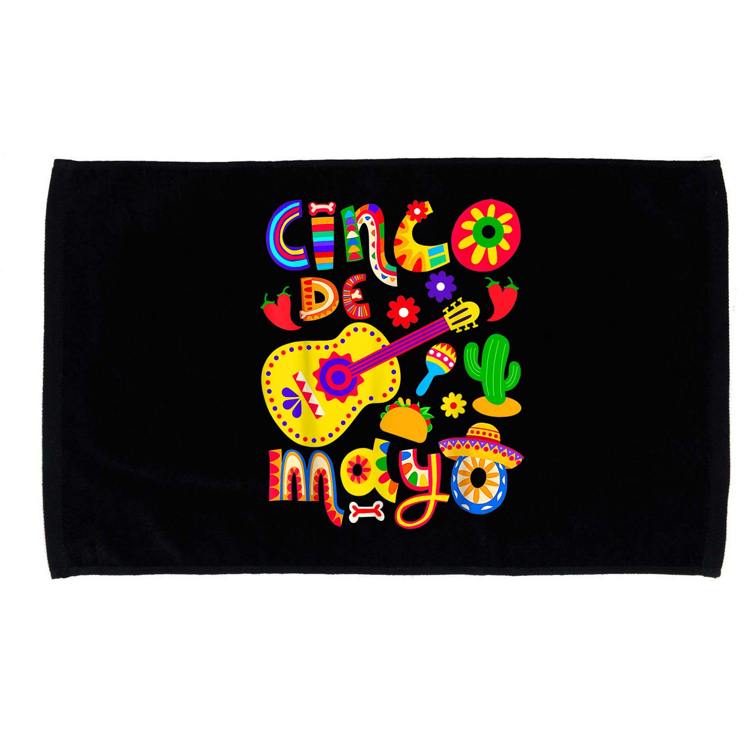 Cinco De Mayo Shirt Mexican Fiesta 5 De Mayo Microfiber Hand Towel