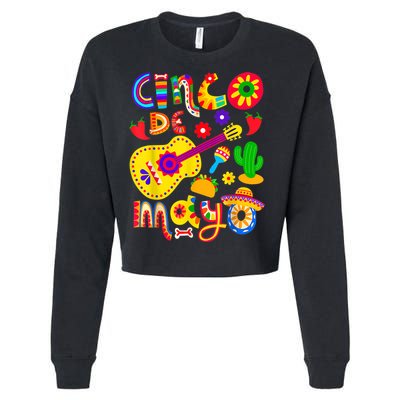Cinco De Mayo Shirt Mexican Fiesta 5 De Mayo Cropped Pullover Crew