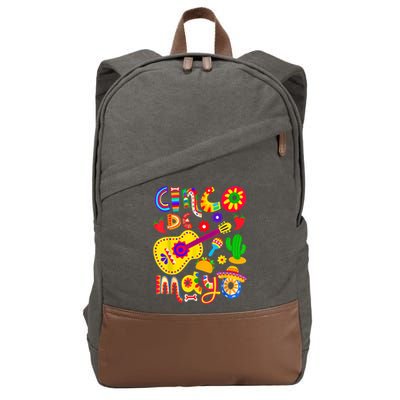 Cinco De Mayo Shirt Mexican Fiesta 5 De Mayo Cotton Canvas Backpack