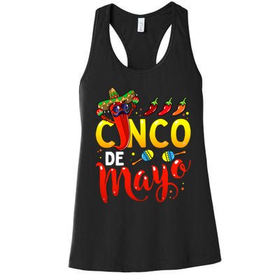 Cinco De Mayo Mexican Fiesta 5 De Mayo Women's Racerback Tank