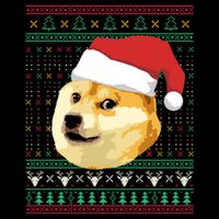Christmas Doge Meme Shiba Inu Santa Funny Ugly Sweater Xmas Great Gift Impact Tech Backpack