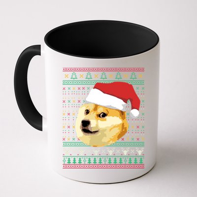 Christmas Doge Meme Shiba Inu Santa Funny Ugly Sweater Xmas Great Gift Mug