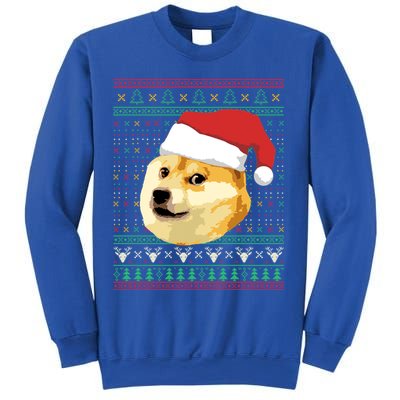 Christmas Doge Meme Shiba Inu Santa Funny Ugly Sweater Xmas Great Gift Sweatshirt