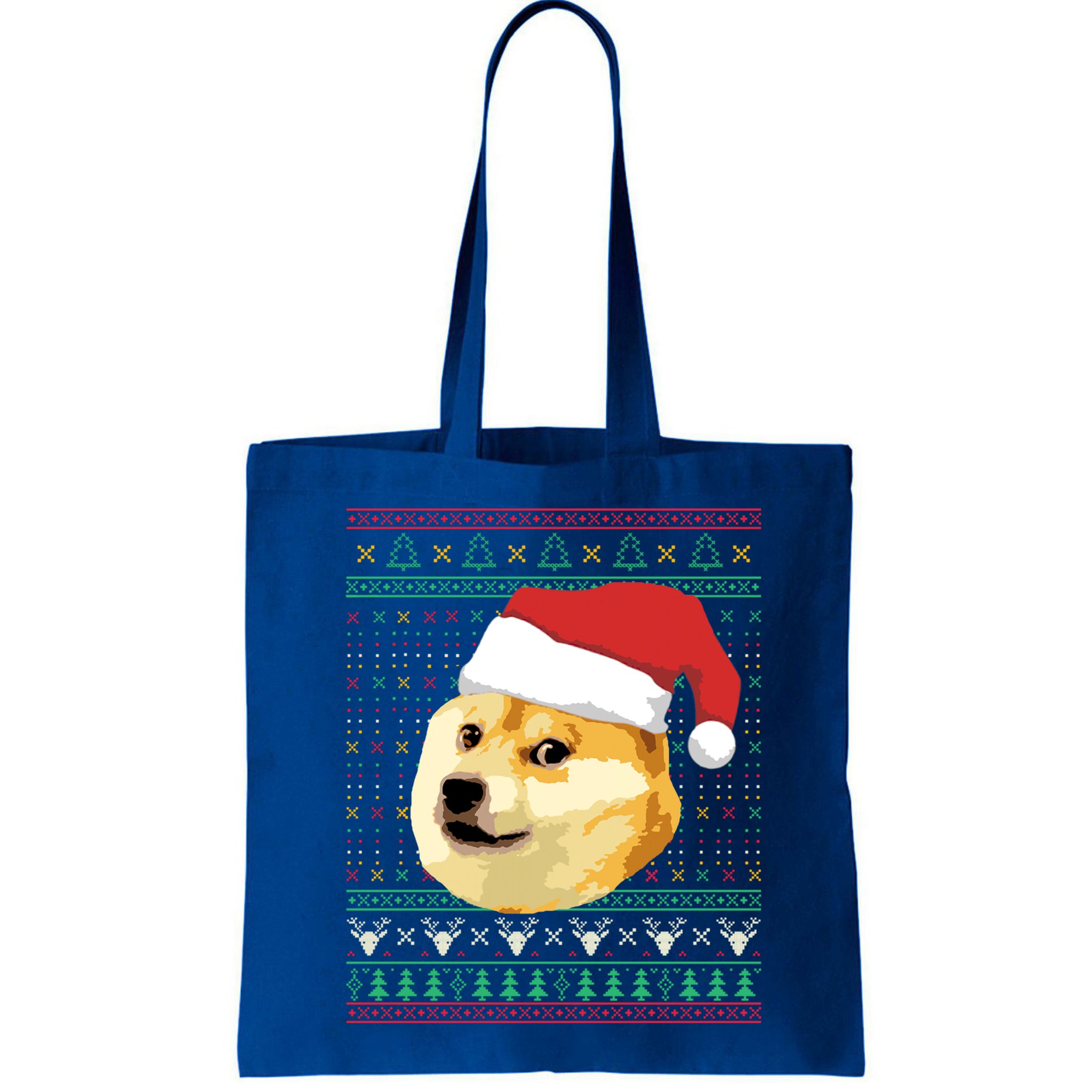 Christmas Doge Meme Shiba Inu Santa Funny Ugly Sweater Xmas Great Gift Bag