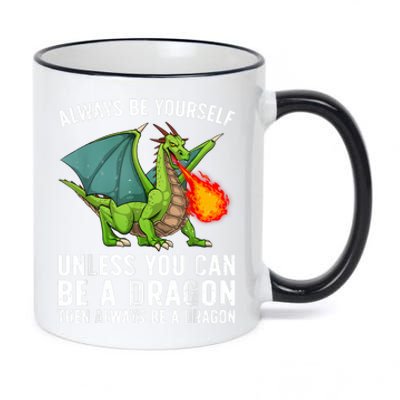 Cool Dragon Mythical Dragon Lovers 11oz Black Color Changing Mug