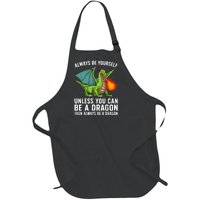 Cool Dragon Mythical Dragon Lovers Full-Length Apron With Pockets