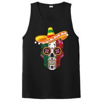 Cinco De Mayo Party Sugar Skull Mexican Fiesta PosiCharge Competitor Tank