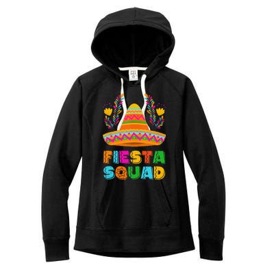 Cinco De Mayo Fiesta Squad Family Matching Women's Fleece Hoodie