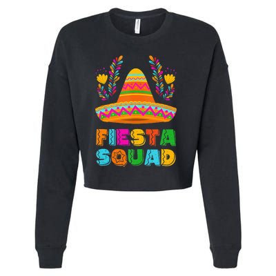 Cinco De Mayo Fiesta Squad Family Matching Cropped Pullover Crew