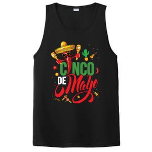 Cinco De Mayo Mexican Fiesta 5 De Mayo PosiCharge Competitor Tank