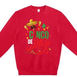 Cinco De Mayo Mexican Fiesta 5 De Mayo Premium Crewneck Sweatshirt