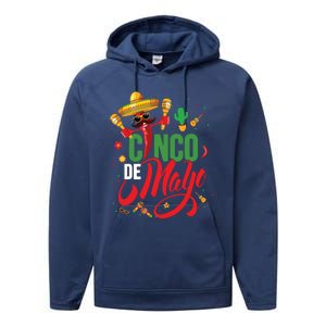 Cinco De Mayo Mexican Fiesta 5 De Mayo Performance Fleece Hoodie