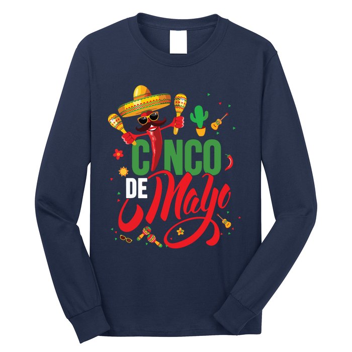 Cinco De Mayo Mexican Fiesta 5 De Mayo Long Sleeve Shirt