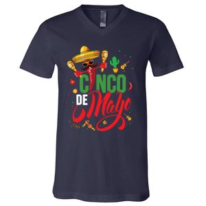 Cinco De Mayo Mexican Fiesta 5 De Mayo V-Neck T-Shirt