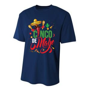 Cinco De Mayo Mexican Fiesta 5 De Mayo Performance Sprint T-Shirt