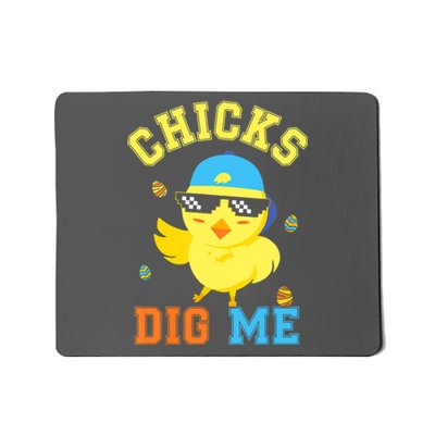 Chicks Dig Me Happy Easter Egg Hunt Funny Mousepad