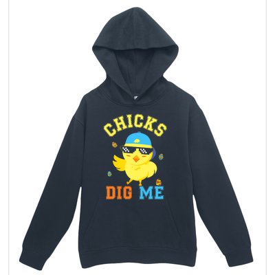 Chicks Dig Me Happy Easter Egg Hunt Funny Urban Pullover Hoodie