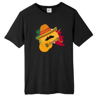 Cinco De Mayo Taco Fiesta Mexico Flag Tall Fusion ChromaSoft Performance T-Shirt