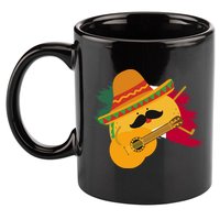 Cinco De Mayo Taco Fiesta Mexico Flag 11oz C Handle Ceramic Mug