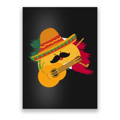 Cinco De Mayo Taco Fiesta Mexico Flag Poster