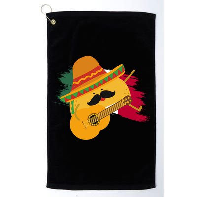 Cinco De Mayo Taco Fiesta Mexico Flag Golf Towel