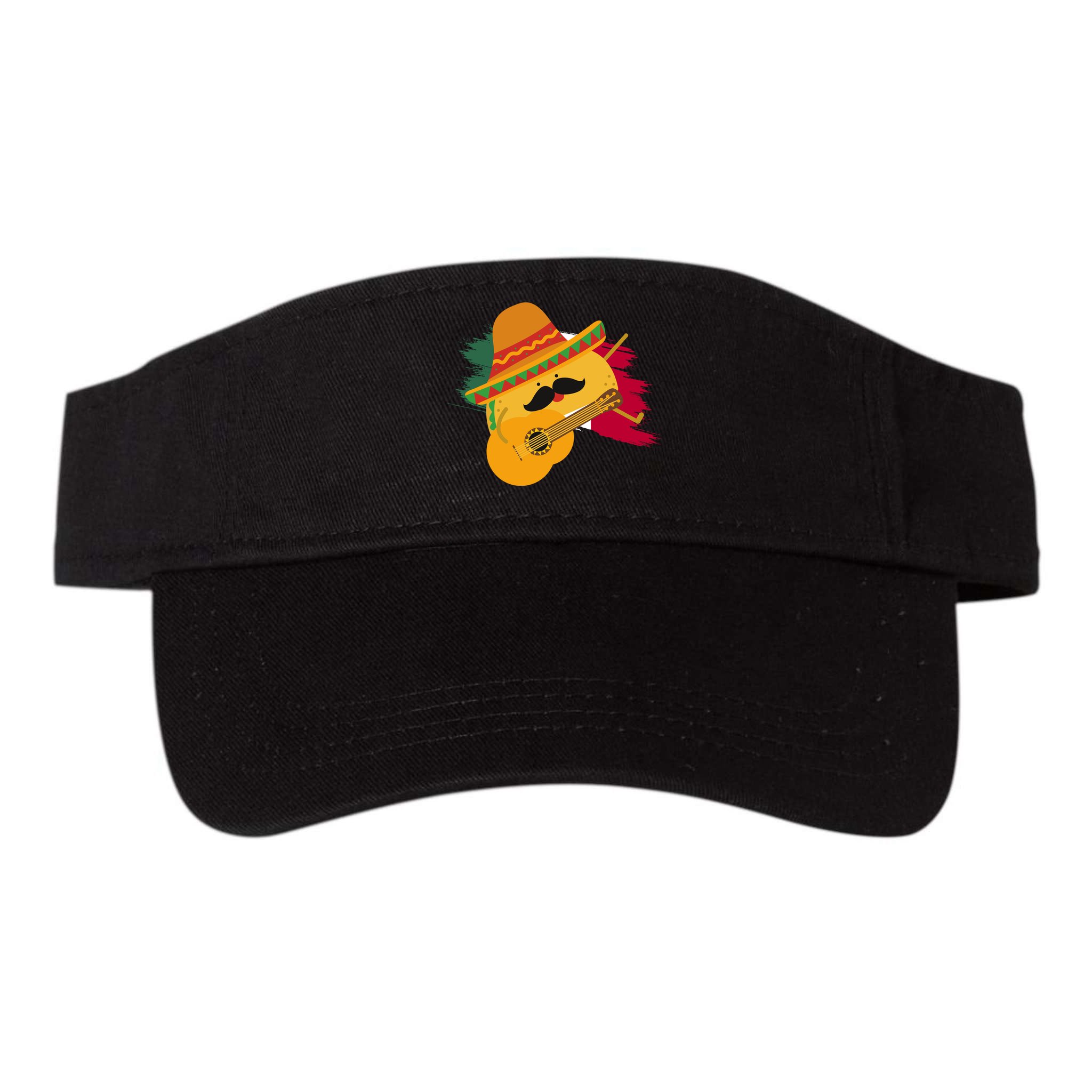 Cinco De Mayo Taco Fiesta Mexico Flag Visor