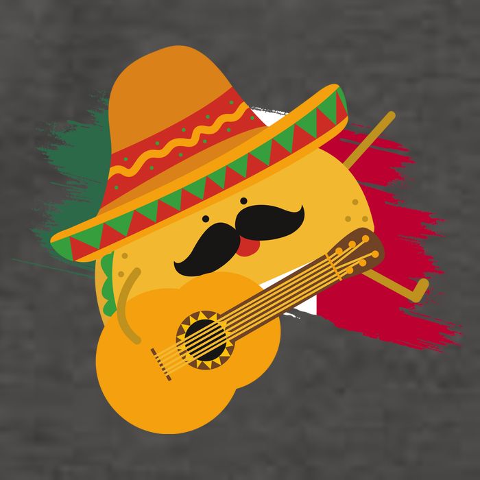 Cinco De Mayo Taco Fiesta Mexico Flag Vector Backpack