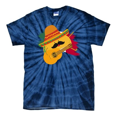 Cinco De Mayo Taco Fiesta Mexico Flag Tie-Dye T-Shirt