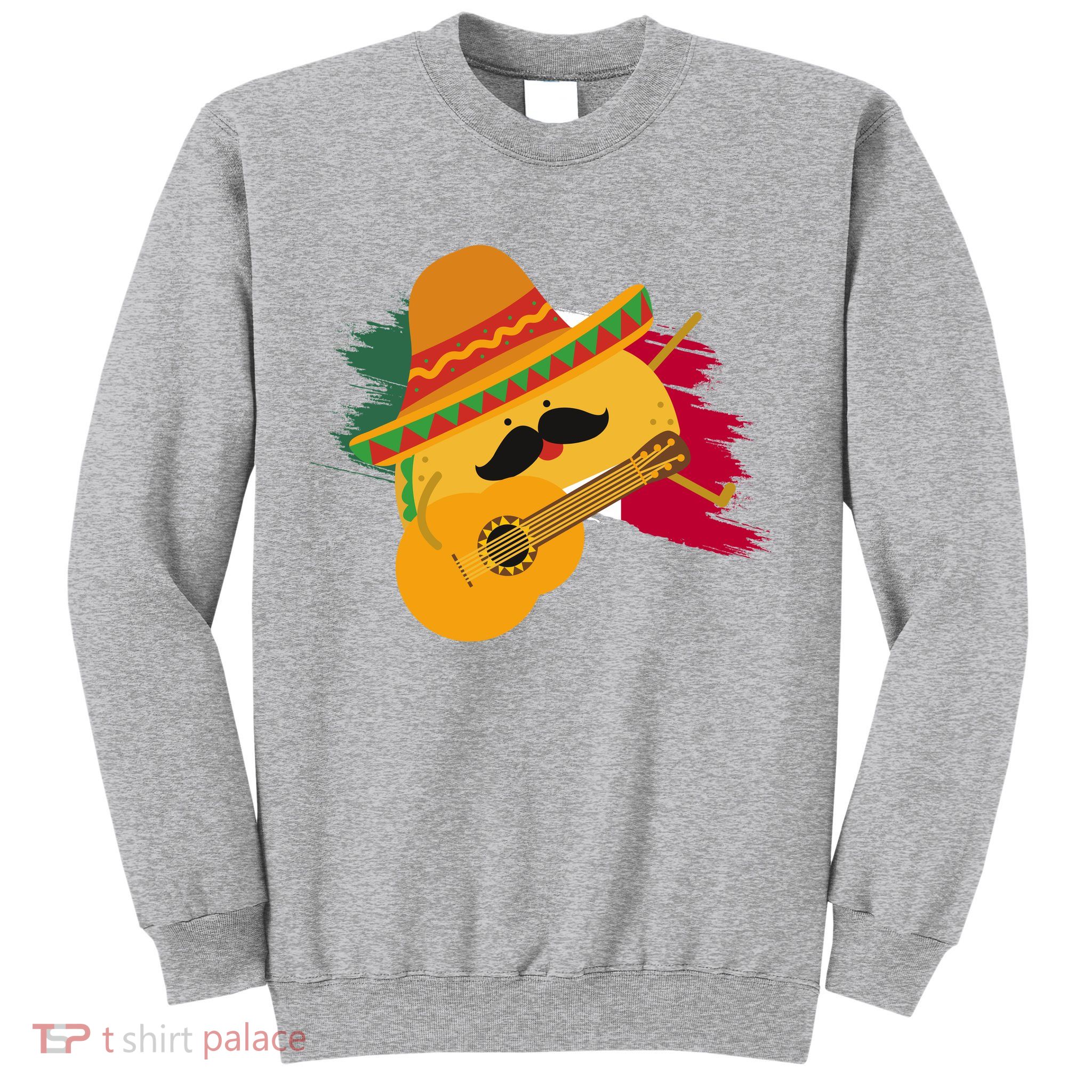 Cinco De Mayo Taco Fiesta Mexico Flag Sweatshirt