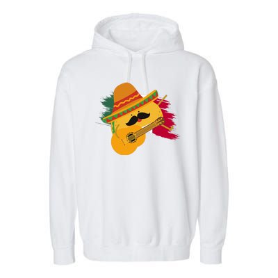 Cinco De Mayo Taco Fiesta Mexico Flag Garment-Dyed Fleece Hoodie