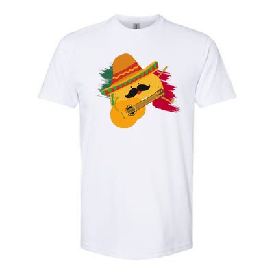 Cinco De Mayo Taco Fiesta Mexico Flag Softstyle® CVC T-Shirt