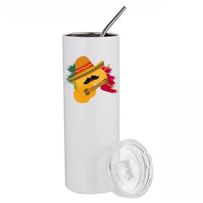 Cinco De Mayo Taco Fiesta Mexico Flag Stainless Steel Tumbler