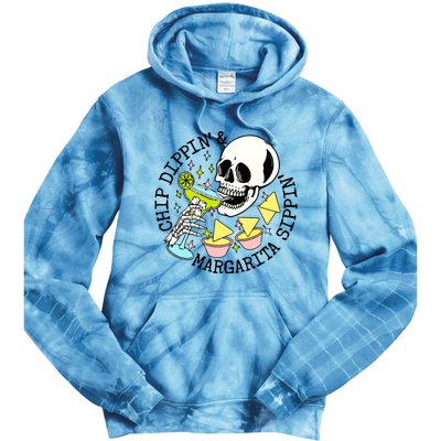 Chip Dippin Margarita Sippin Tie Dye Hoodie